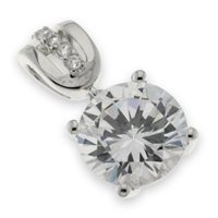 Collana Domar Gioielli Donna Collana argento 925 punto luce in Argento Cubic Zirconia PZB056967